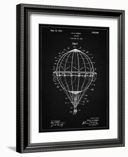 PP36 Vintage Black-Borders Cole-Framed Giclee Print