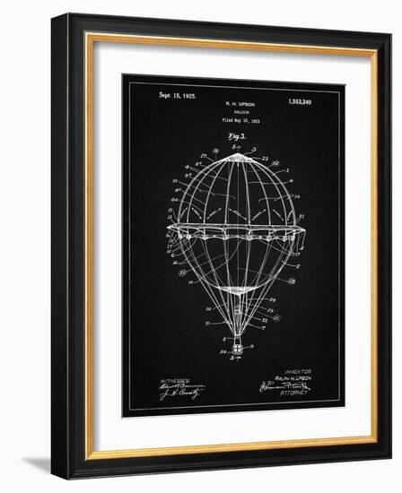 PP36 Vintage Black-Borders Cole-Framed Giclee Print