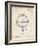 PP36 Vintage Parchment-Borders Cole-Framed Giclee Print