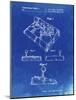 PP374-Faded Blueprint Nintendo Joystick Patent Poster-Cole Borders-Mounted Giclee Print