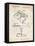 PP374-Vintage Parchment Nintendo Joystick Patent Poster-Cole Borders-Framed Premier Image Canvas