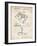 PP374-Vintage Parchment Nintendo Joystick Patent Poster-Cole Borders-Framed Giclee Print