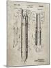 PP384-Sandstone Aerial Missile Patent Poster-Cole Borders-Mounted Giclee Print