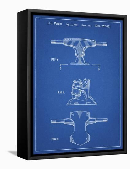 PP385-Blueprint Skateboard Trucks Patent Poster-Cole Borders-Framed Premier Image Canvas