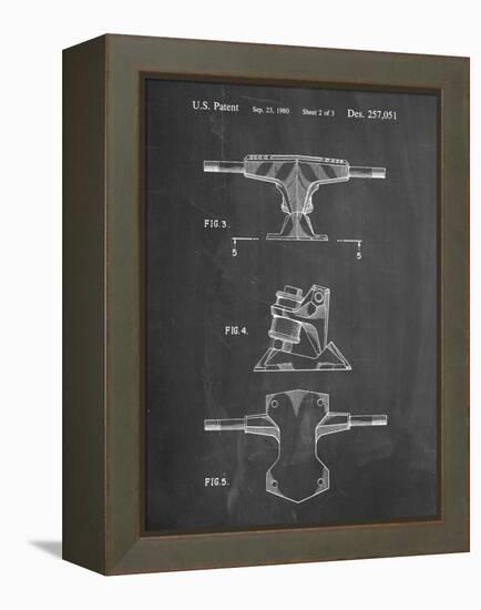 PP385-Chalkboard Skateboard Trucks Patent Poster-Cole Borders-Framed Premier Image Canvas