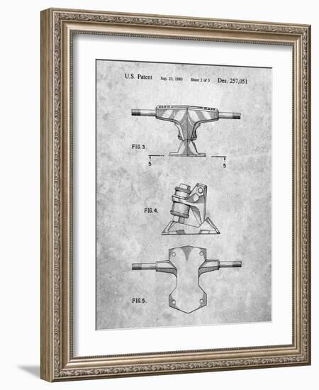 PP385-Slate Skateboard Trucks Patent Poster-Cole Borders-Framed Giclee Print