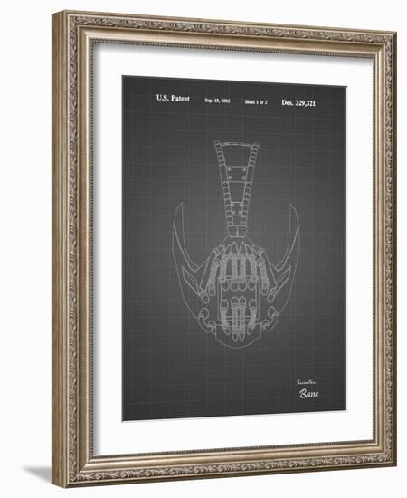 PP39 Black Grid-Borders Cole-Framed Giclee Print