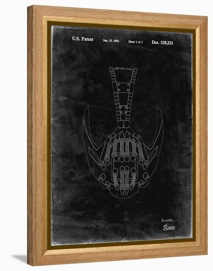 PP39 Black Grunge-Borders Cole-Framed Premier Image Canvas