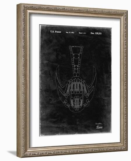 PP39 Black Grunge-Borders Cole-Framed Giclee Print