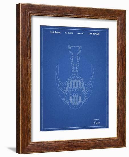 PP39 Blueprint-Borders Cole-Framed Giclee Print