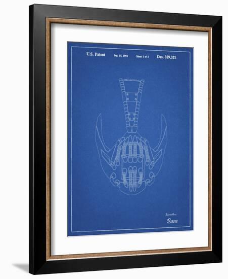 PP39 Blueprint-Borders Cole-Framed Giclee Print