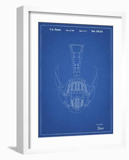 PP39 Blueprint-Borders Cole-Framed Giclee Print