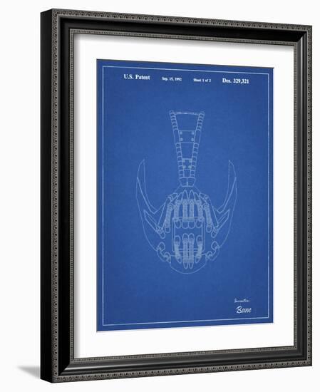 PP39 Blueprint-Borders Cole-Framed Giclee Print