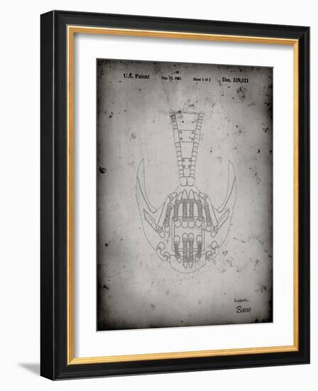 PP39 Faded Grey-Borders Cole-Framed Giclee Print