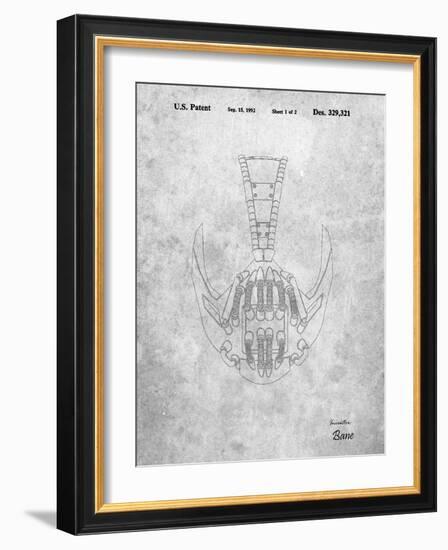 PP39 Slate-Borders Cole-Framed Giclee Print