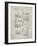 PP4 Antique Grid Parchment-Borders Cole-Framed Giclee Print