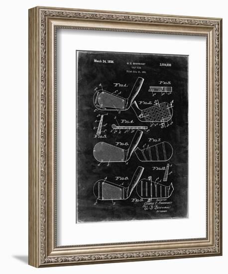 PP4 Black Grunge-Borders Cole-Framed Giclee Print