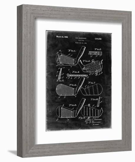 PP4 Black Grunge-Borders Cole-Framed Giclee Print