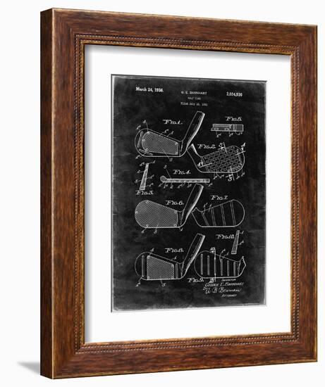 PP4 Black Grunge-Borders Cole-Framed Giclee Print