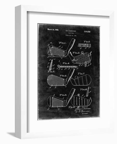 PP4 Black Grunge-Borders Cole-Framed Giclee Print