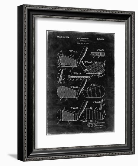 PP4 Black Grunge-Borders Cole-Framed Giclee Print