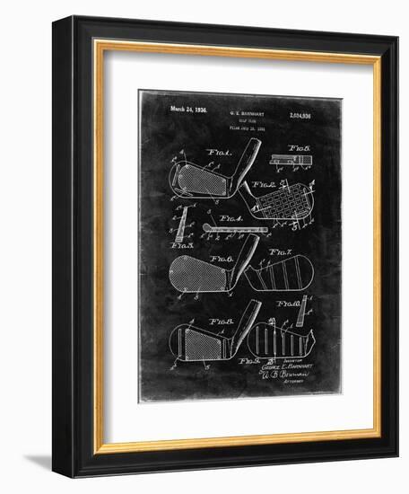 PP4 Black Grunge-Borders Cole-Framed Giclee Print