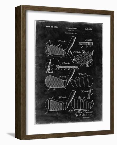 PP4 Black Grunge-Borders Cole-Framed Giclee Print