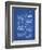 PP4 Blueprint-Borders Cole-Framed Giclee Print