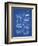 PP4 Blueprint-Borders Cole-Framed Giclee Print