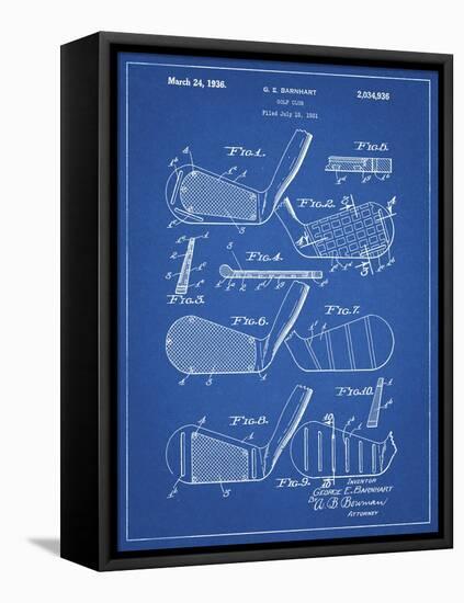 PP4 Blueprint-Borders Cole-Framed Premier Image Canvas