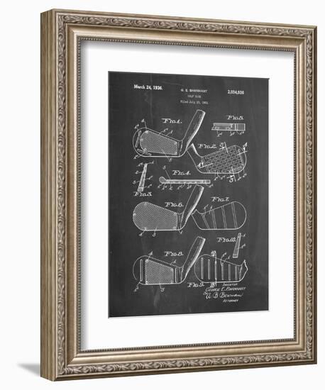 PP4 Chalkboard-Borders Cole-Framed Giclee Print