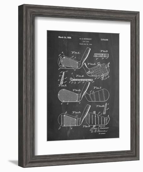 PP4 Chalkboard-Borders Cole-Framed Giclee Print