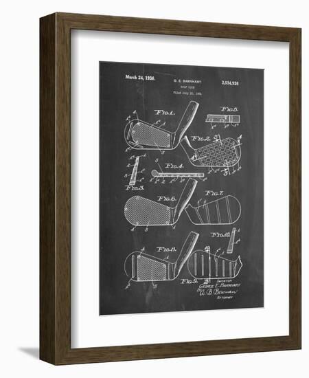 PP4 Chalkboard-Borders Cole-Framed Giclee Print