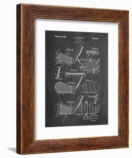 PP4 Chalkboard-Borders Cole-Framed Giclee Print