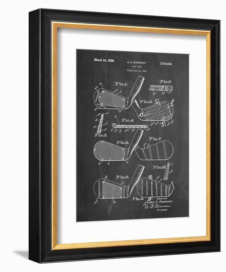 PP4 Chalkboard-Borders Cole-Framed Giclee Print