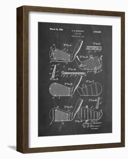 PP4 Chalkboard-Borders Cole-Framed Giclee Print