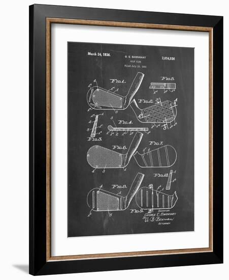 PP4 Chalkboard-Borders Cole-Framed Giclee Print