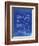 PP4 Faded Blueprint-Borders Cole-Framed Giclee Print