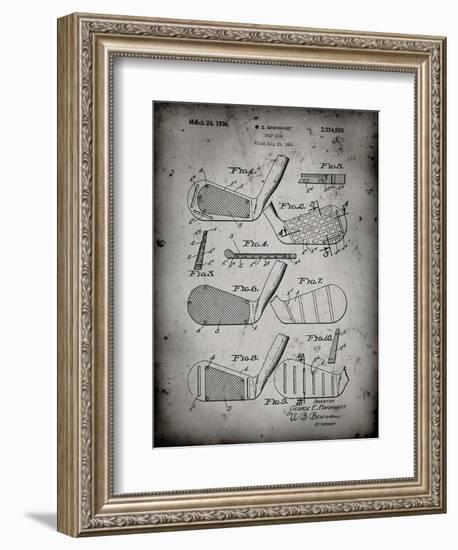 PP4 Faded Grey-Borders Cole-Framed Giclee Print