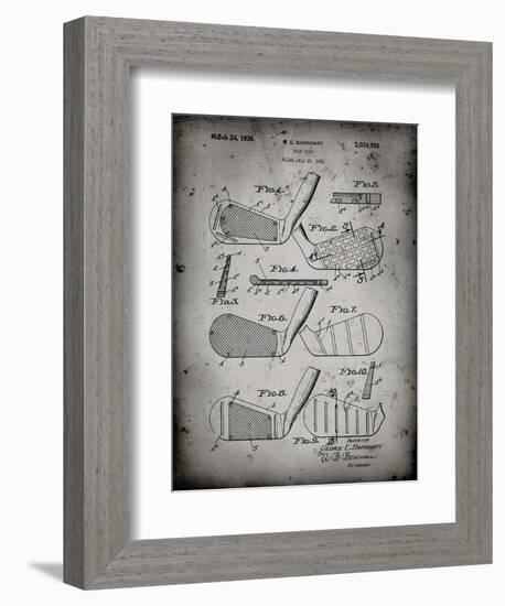 PP4 Faded Grey-Borders Cole-Framed Giclee Print