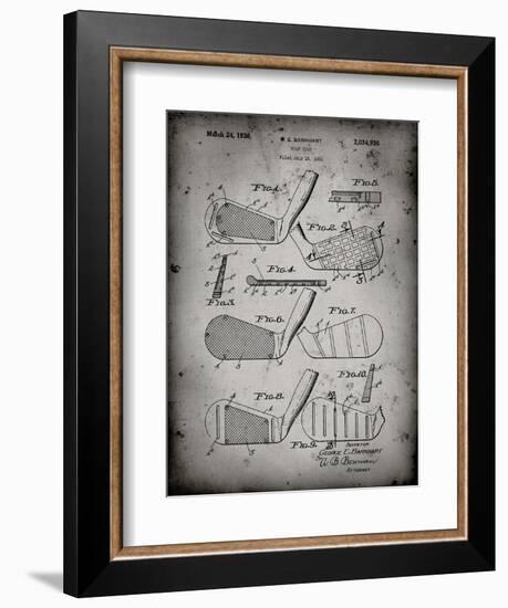 PP4 Faded Grey-Borders Cole-Framed Giclee Print