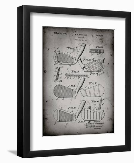 PP4 Faded Grey-Borders Cole-Framed Giclee Print