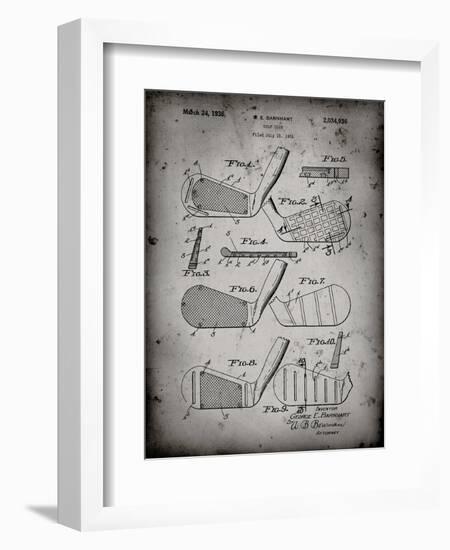 PP4 Faded Grey-Borders Cole-Framed Giclee Print