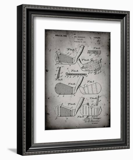 PP4 Faded Grey-Borders Cole-Framed Giclee Print
