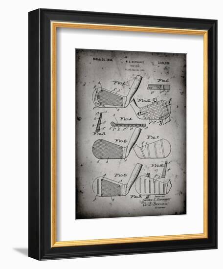 PP4 Faded Grey-Borders Cole-Framed Giclee Print