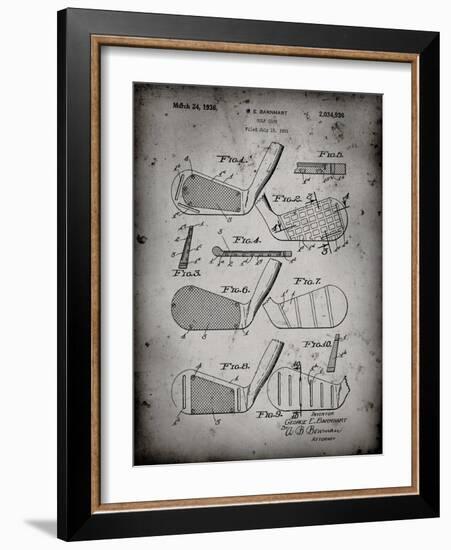 PP4 Faded Grey-Borders Cole-Framed Giclee Print