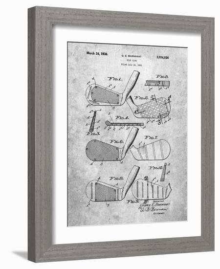 PP4 Slate-Borders Cole-Framed Giclee Print