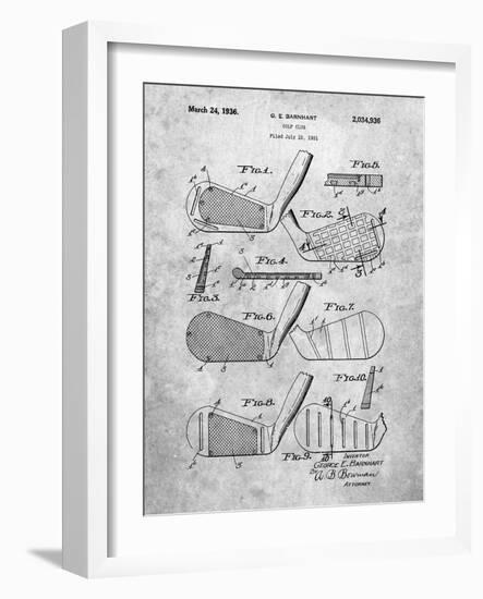 PP4 Slate-Borders Cole-Framed Giclee Print