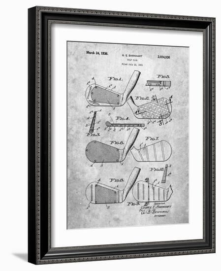 PP4 Slate-Borders Cole-Framed Giclee Print