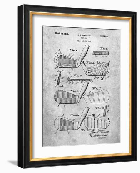 PP4 Slate-Borders Cole-Framed Giclee Print